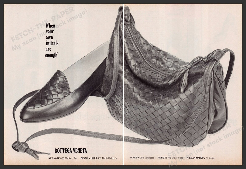 Bottega Veneta When Your Own Initials Are Enough Print Ad