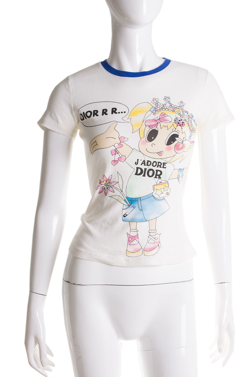 Christian Dior JAdore Dior embroided TShirt  Fancy Lux