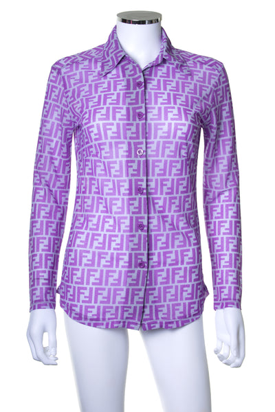 purple fendi shirt