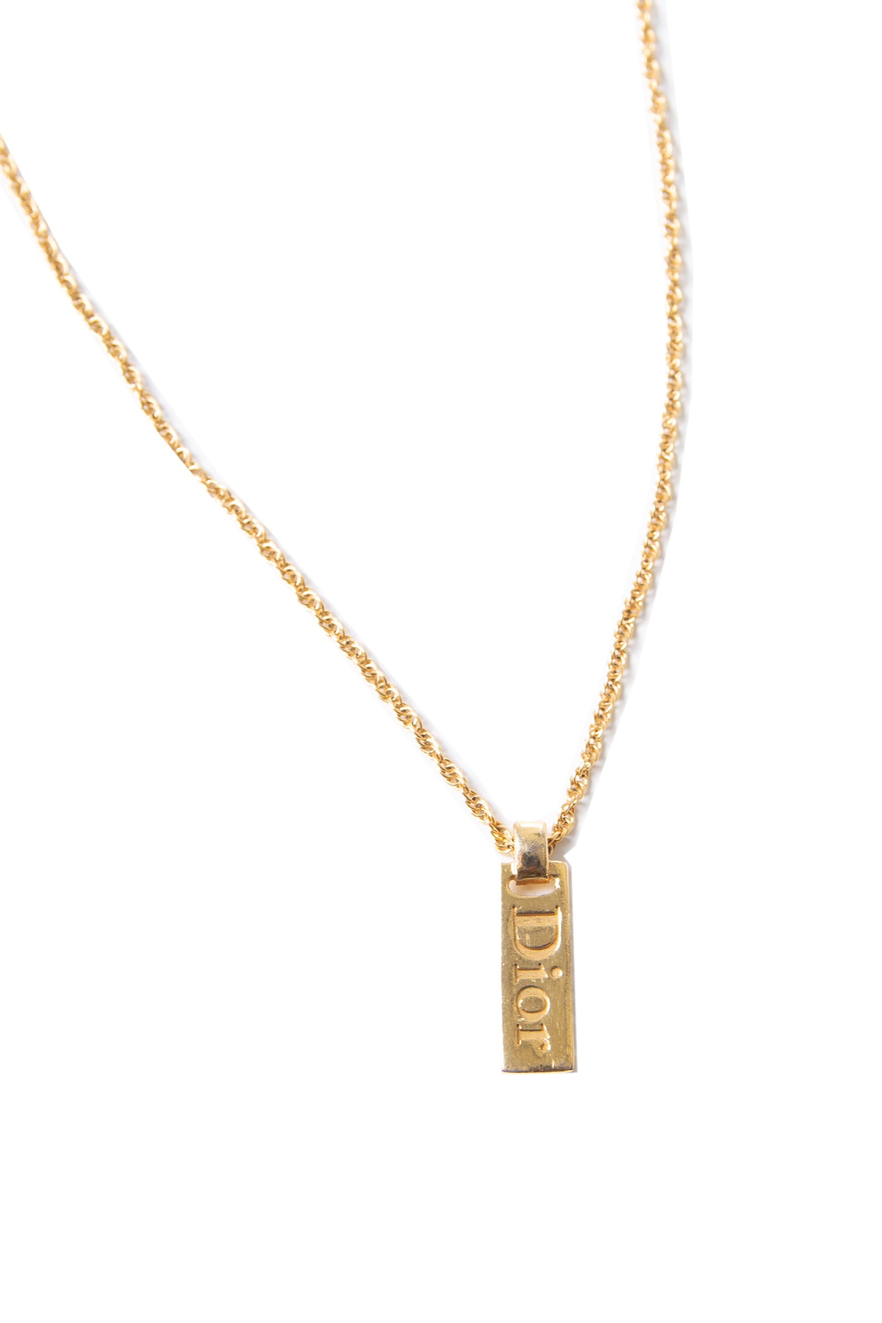 Diorevolution Necklace GoldFinish Metal and White Crystals  DIOR GB