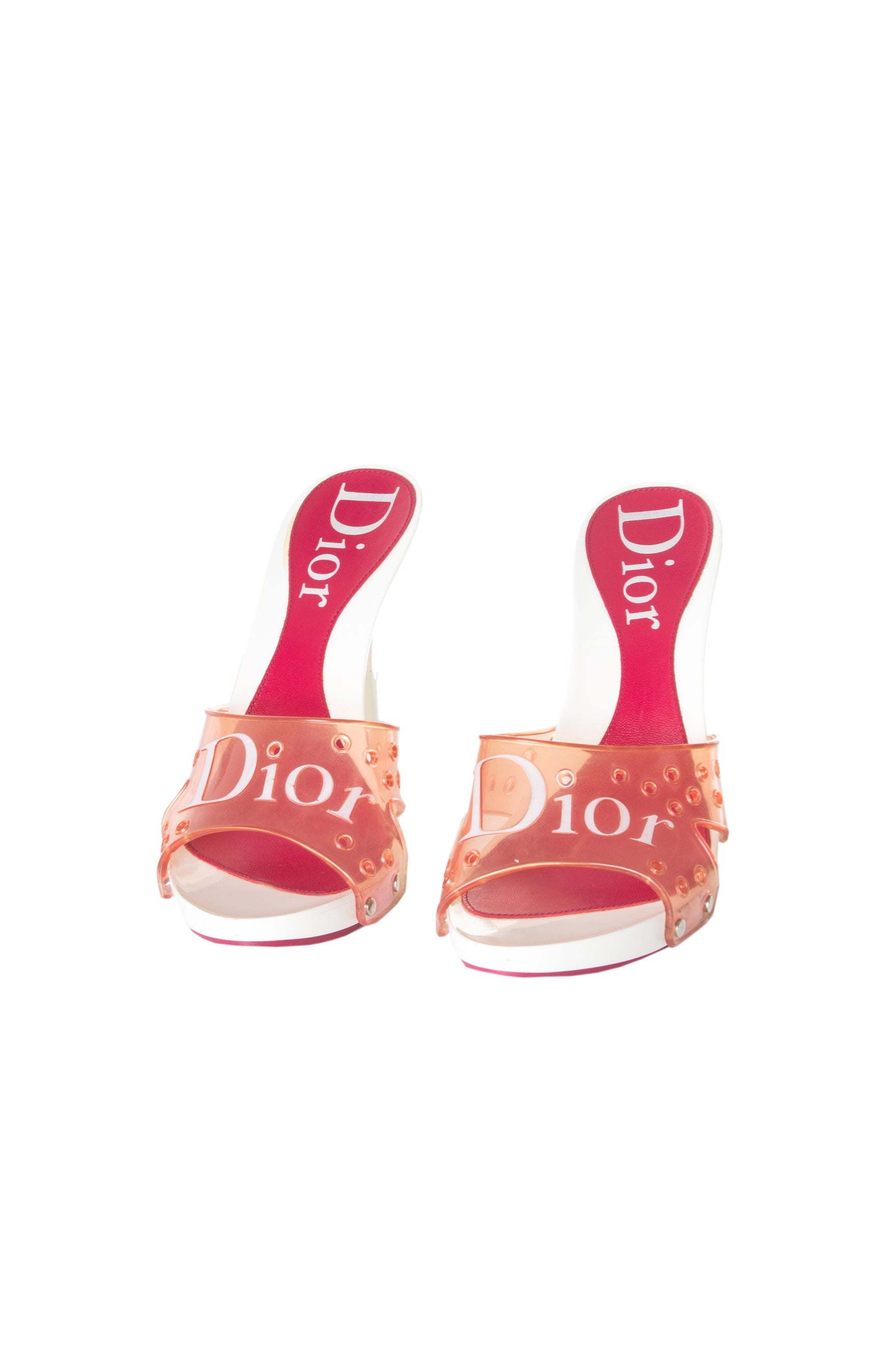 Vintage Christian Dior Pink Jelly Heels 