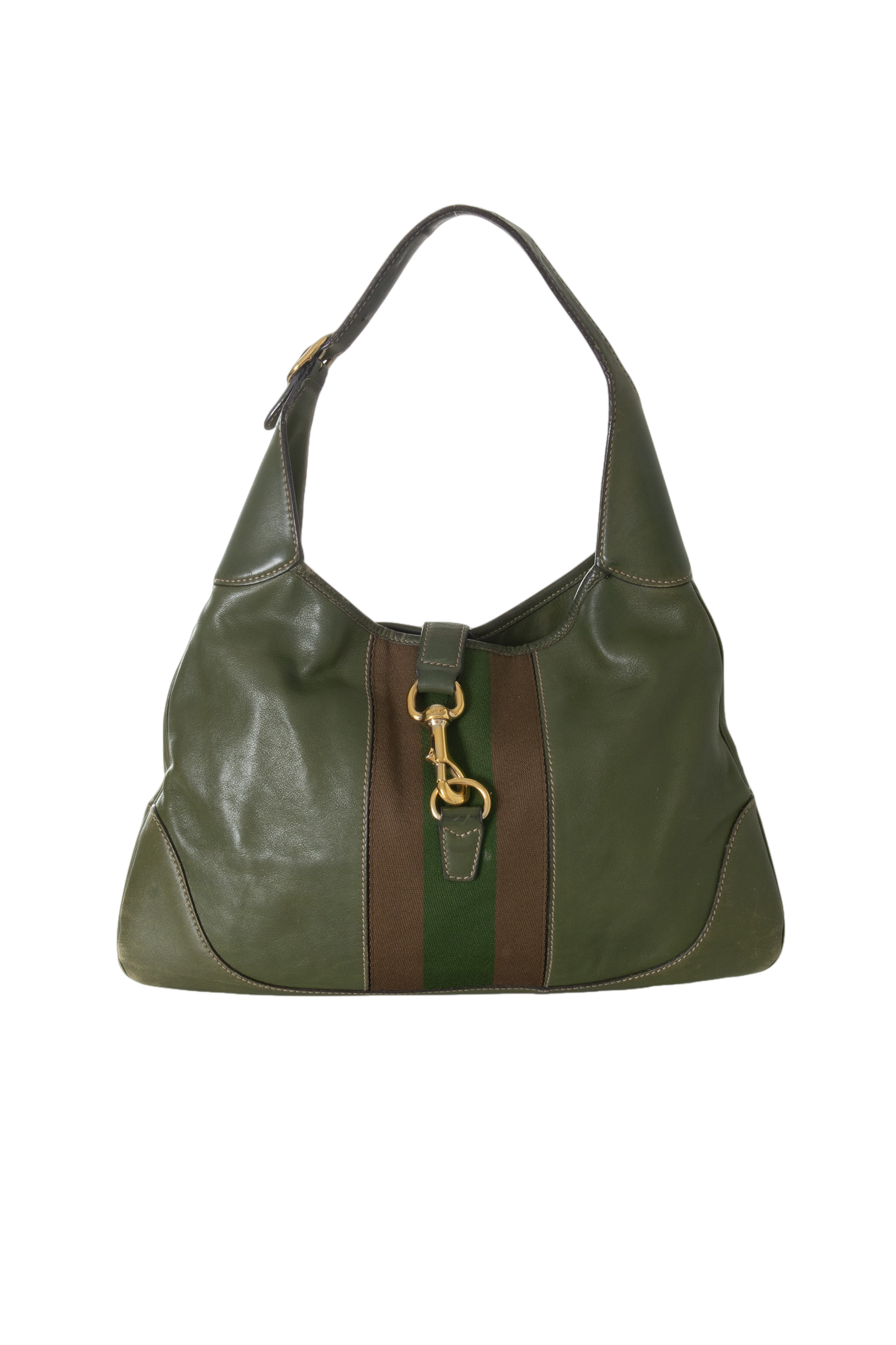 Vintage Gucci Jackie Bag in Green | Irvrsbl