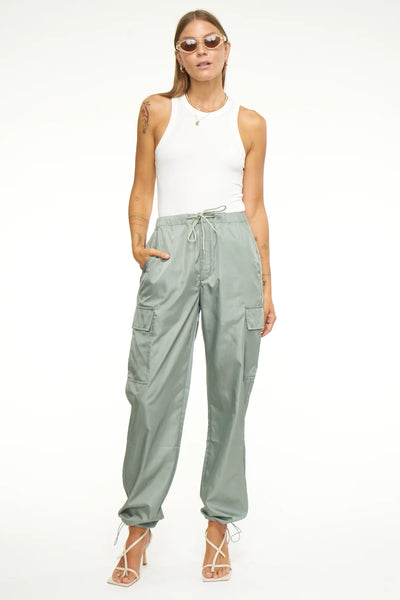 Michael Stars Bobbi Linen Cargo Pant Dolma / S