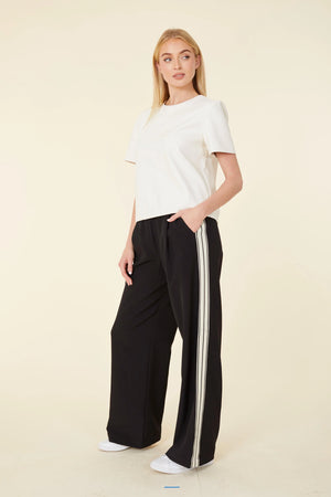Racer Stripe Wide Leg Pant - SF Siren