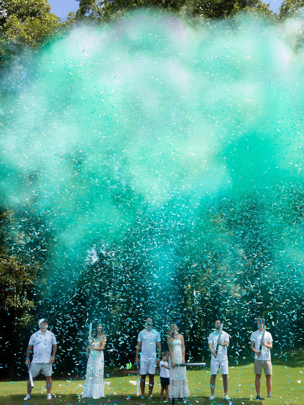 Powder Gender Reveal Cannons – POOF THERE IT IS!