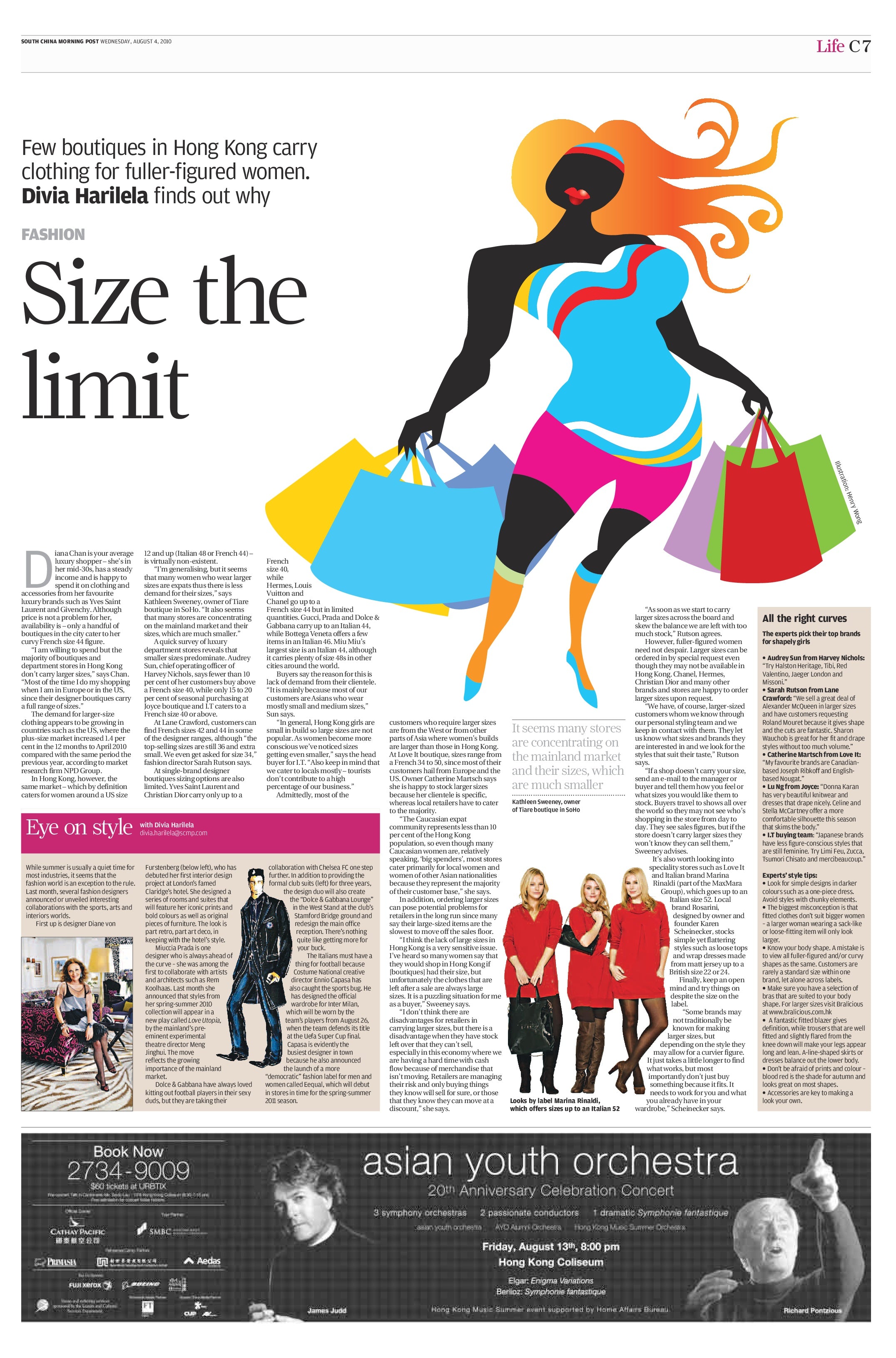 South China Morning Post - Size The Limit Rosarini