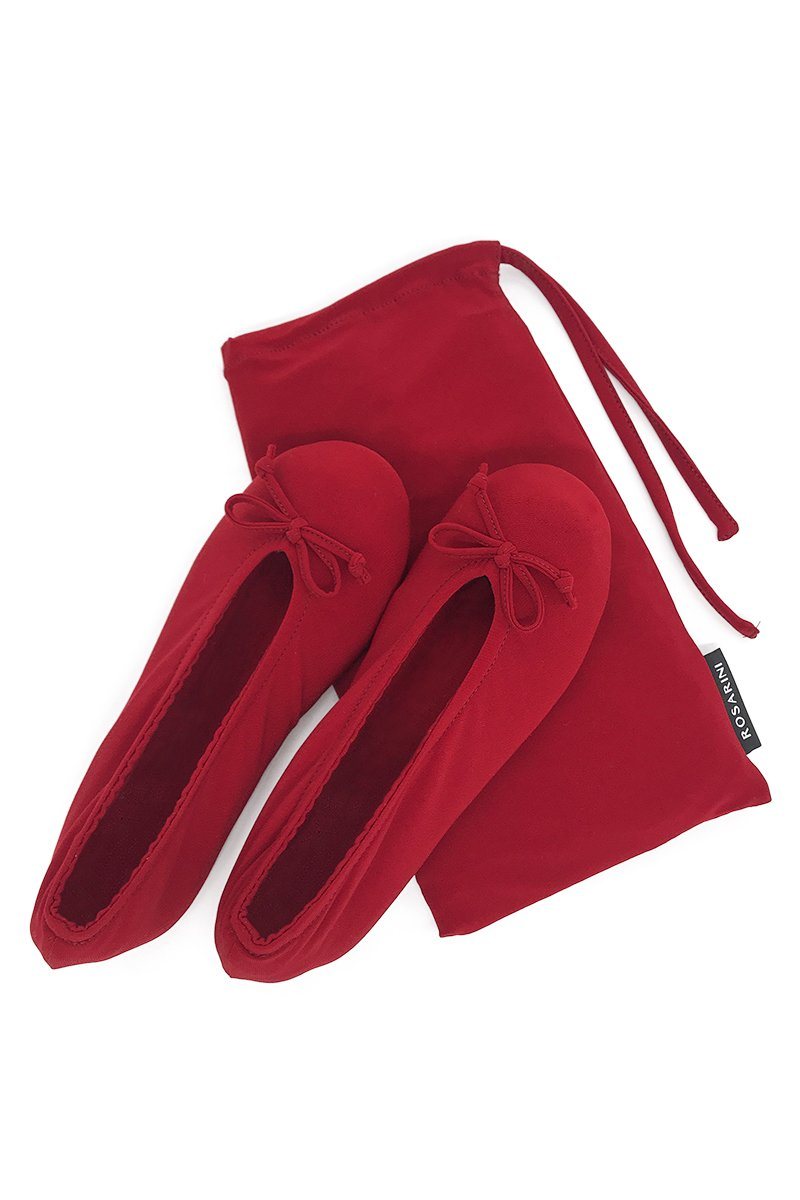 red ballerina slippers