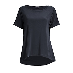 Black Layering High Low T-Shirt