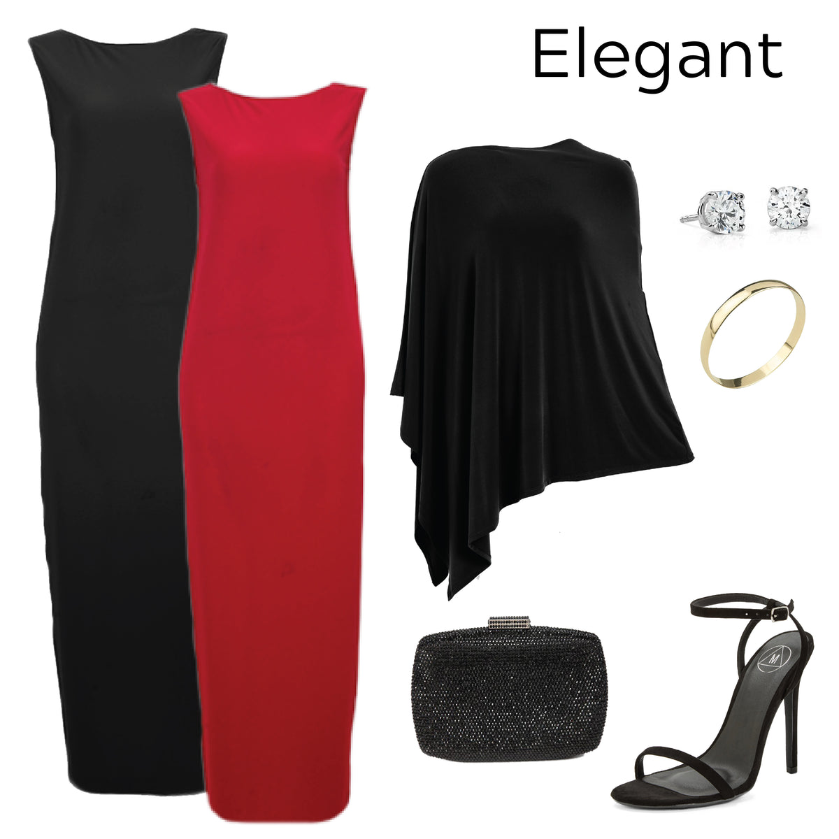 Women's Elegant black style outfit