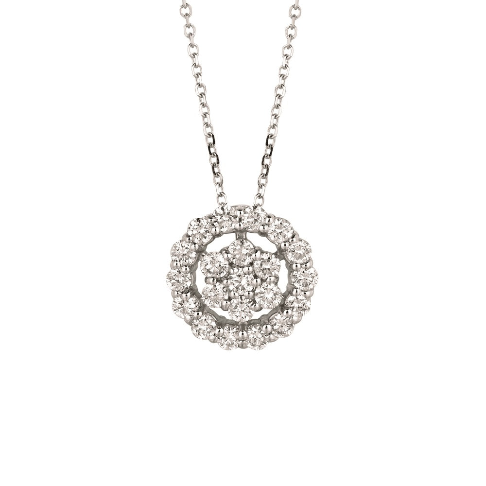 FLOWER DIAMOND NECKLACE – Alpha Jewelers
