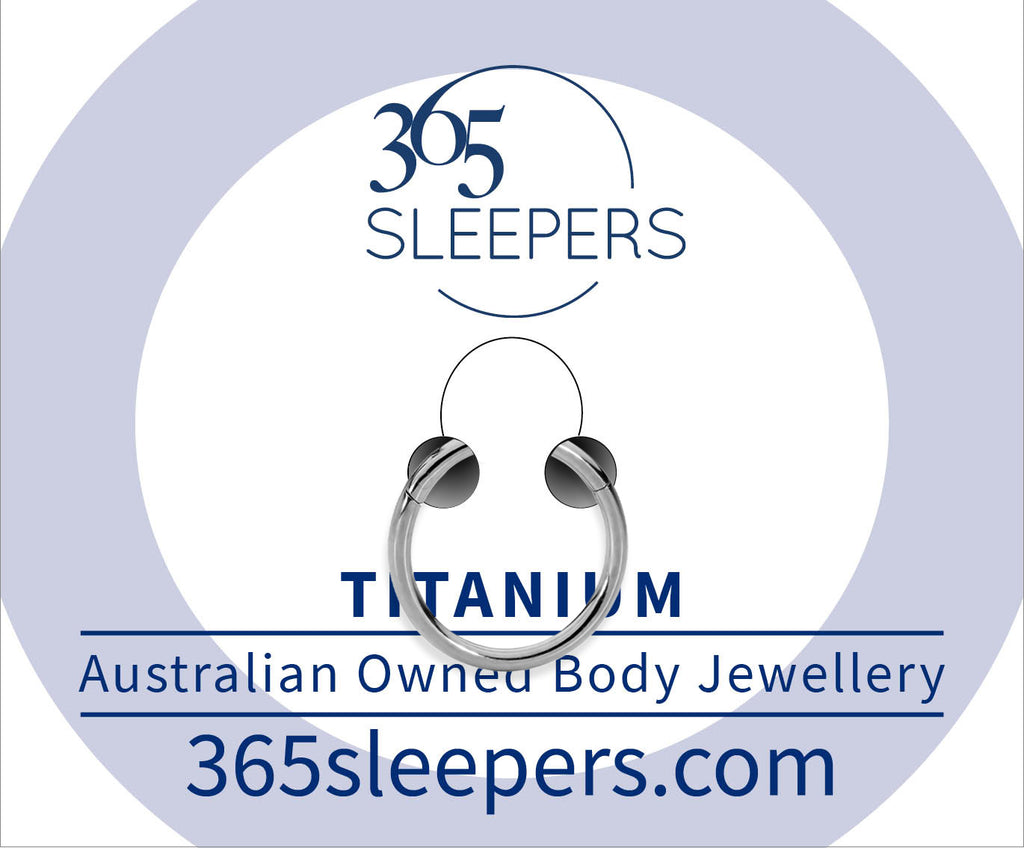 365 Sleepers da 18 g 5mm/6mm/7mm/8mm/9mm/10mm/11mm/12mm/13mm da piercing 365 paio di orecchini alla creola in titanio sottile 365 Sleepers da 18 g 5mm/6mm/7mm/8mm/9mm/10mm/11mm/12mm/13mm da piercing 365 paio di orecchini alla creola in titanio sottile