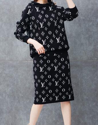 LV Louis Vuitton Autumn Winter Trending Women Stylish Jacquard K