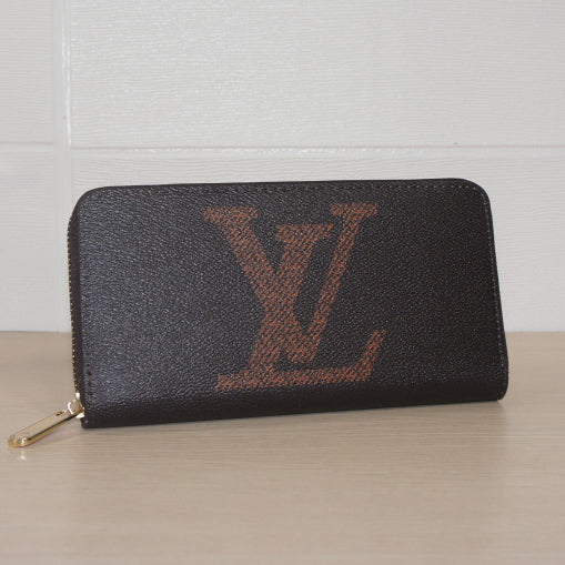 LV Louis Vuitton Classic Hot Sale Women Leather Zipper Wallet Purse