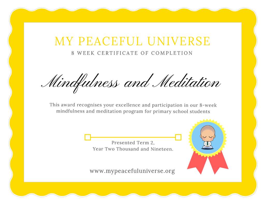 Mindfulness and Meditation Certificate