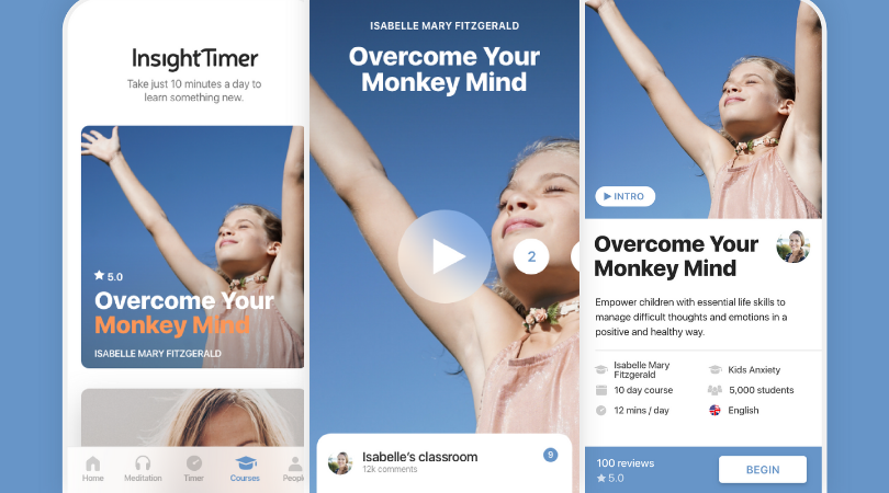 Overcome Your Monkey Mind Mindfulness Audio Course For kids
