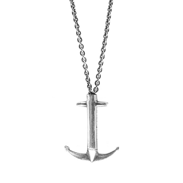 Admiral Anchor Signature Silver Necklace Pendant