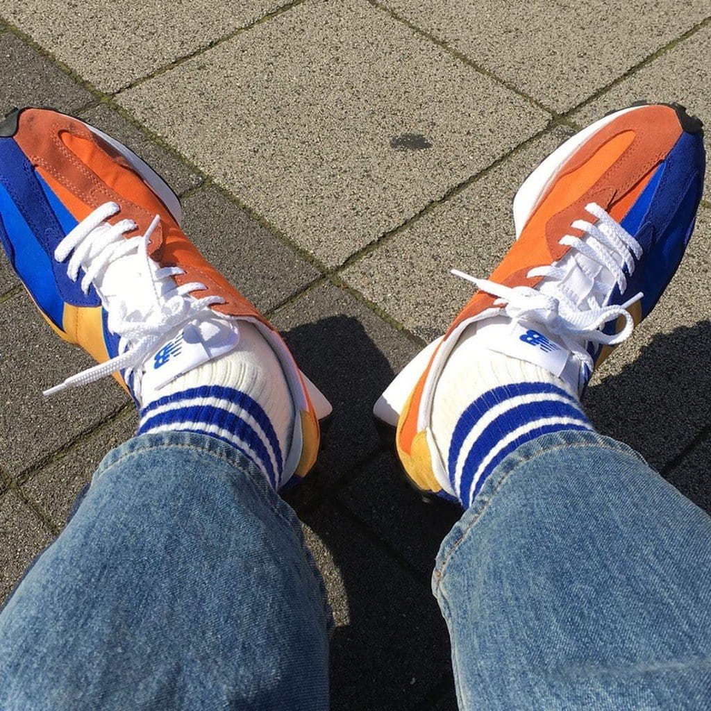 New Balance 327 Blue Orange - HAVAE