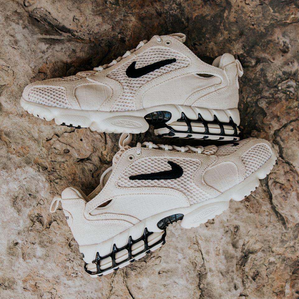 nike x stussy spiridon fossil