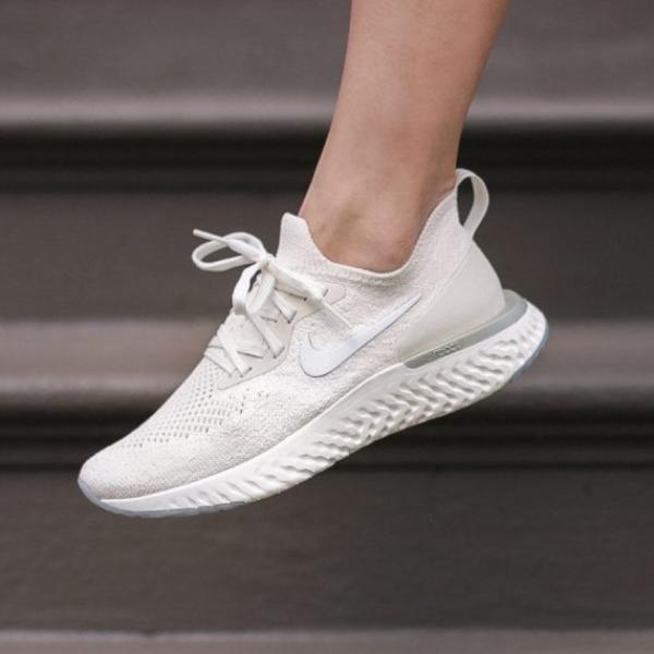 nike epic react flyknit light cream