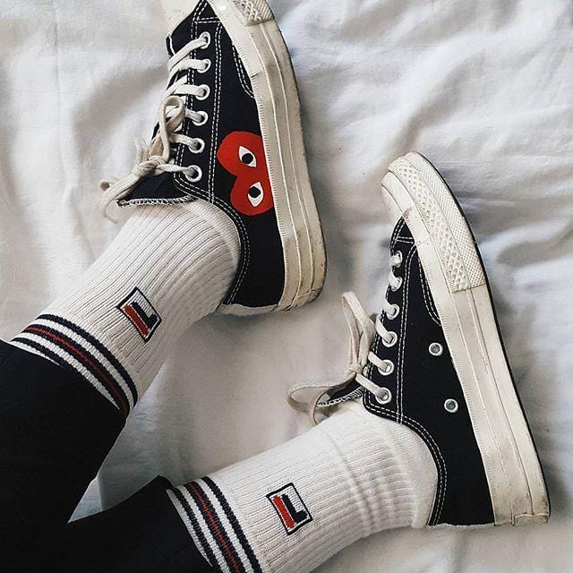 converse chuck taylor socks