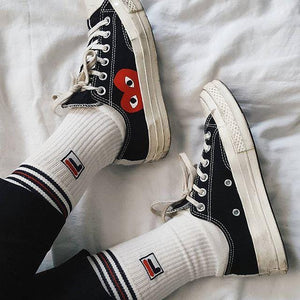 cdg black converse low