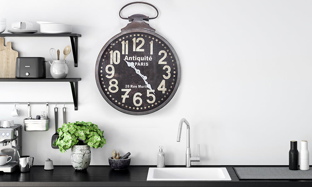 Accessorizing your home decor with oversized wall clocks ...