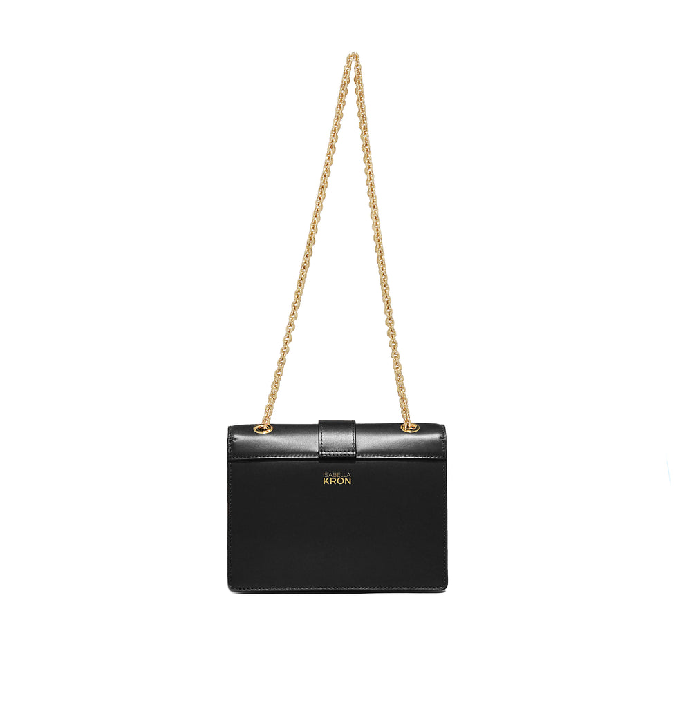 MARCELLA CHAIN BAG BLACK | ISABELLA KRON