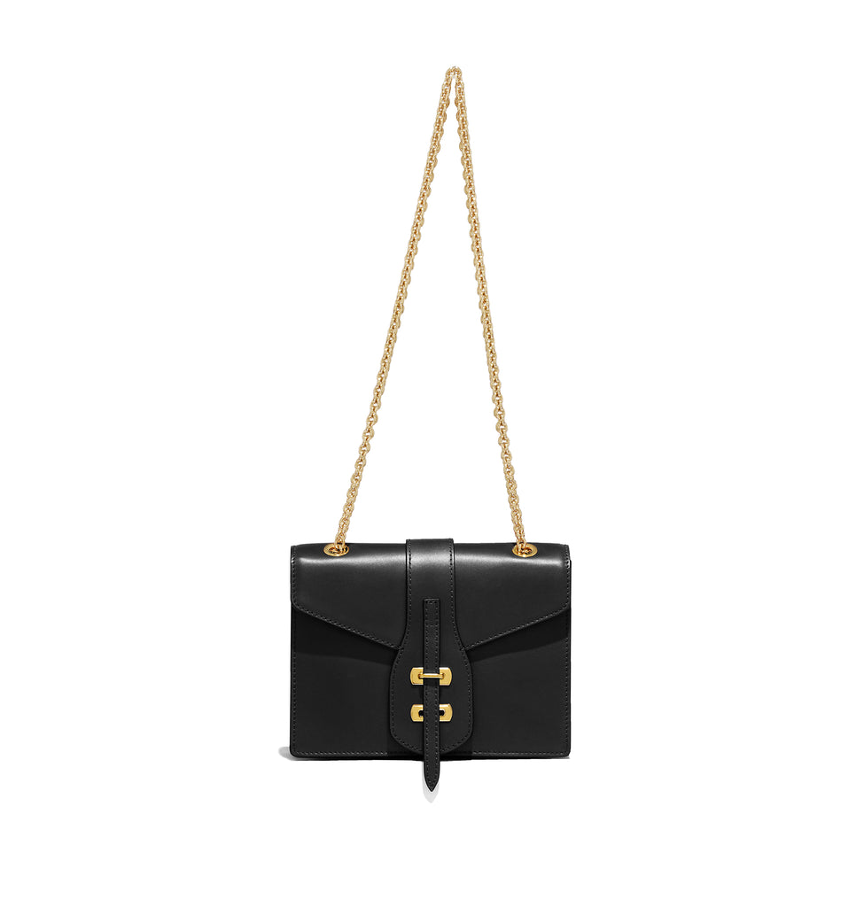 MARCELLA CHAIN BAG BLACK | ISABELLA KRON