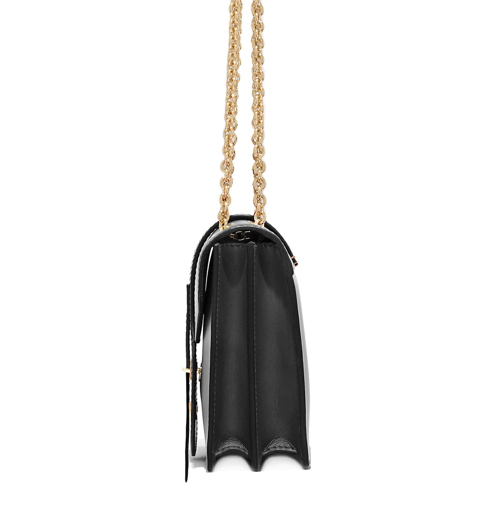 MARCELLA CHAIN BAG BLACK | ISABELLA KRON