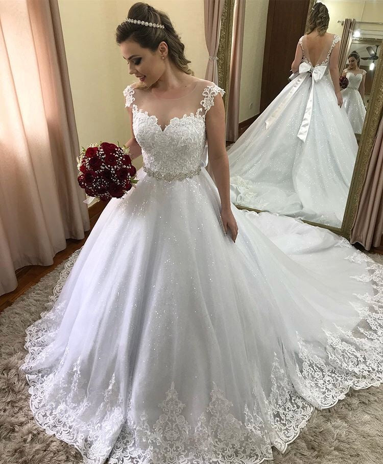 sparkly wedding ball gown