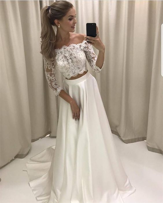 white lace dress styles 2018