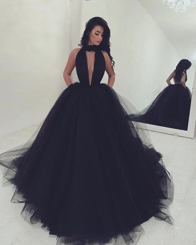 gown for debut black