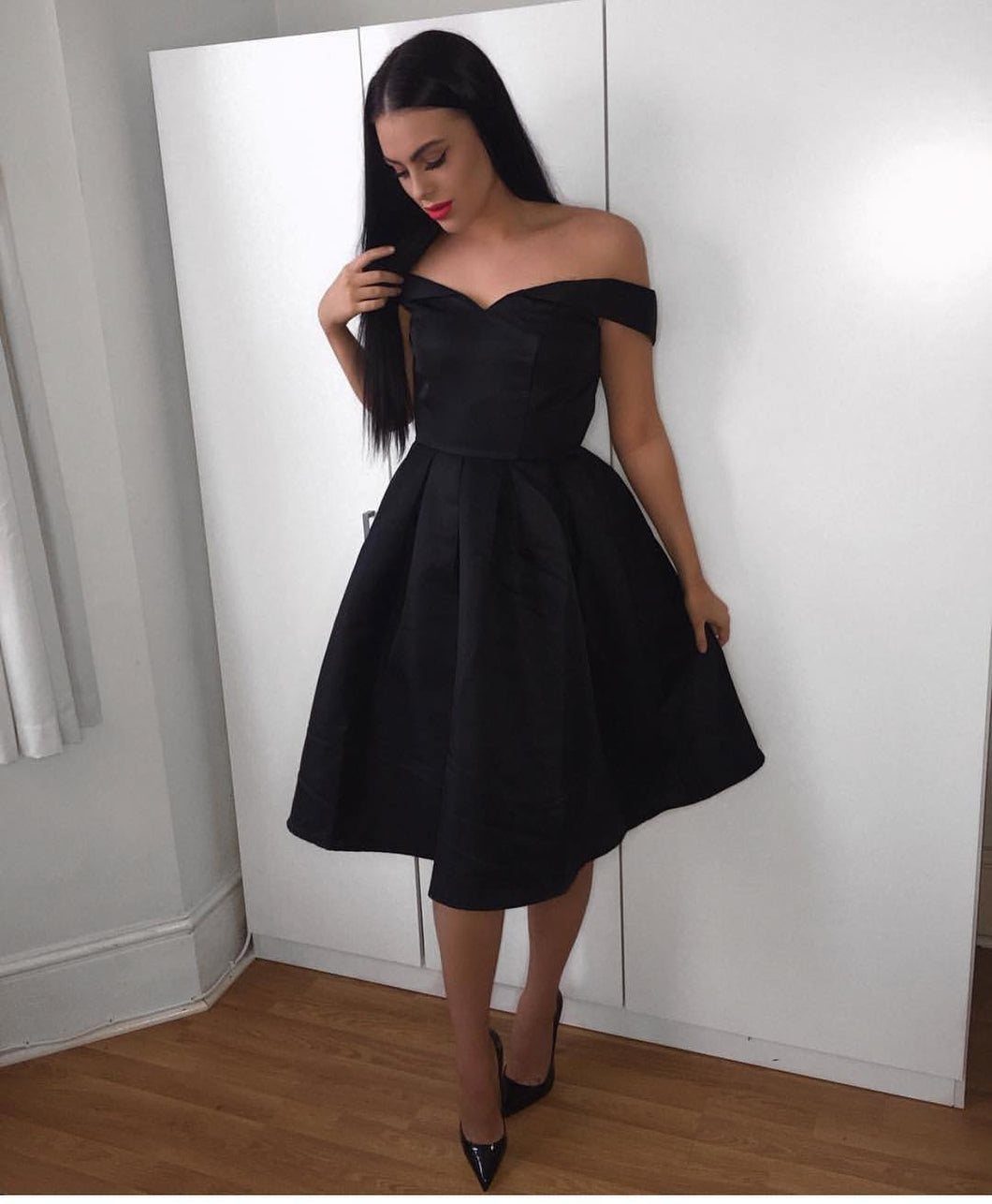 off shoulder dress for party