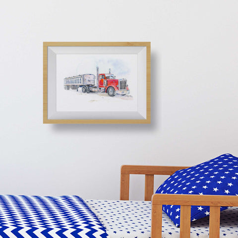 Grain Truck Art Print