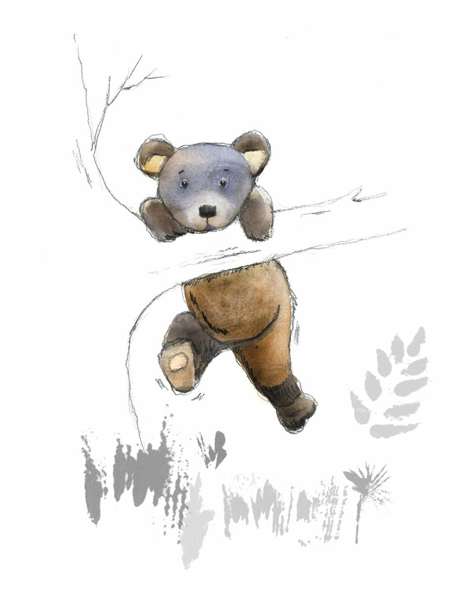 Mama Bear and Baby Bear Print, Baby Woodland Animals, Baby Animal Nursery  Wall Art, Kids Room Decor, Baby Bear Woodland, Baby Shower Gift 