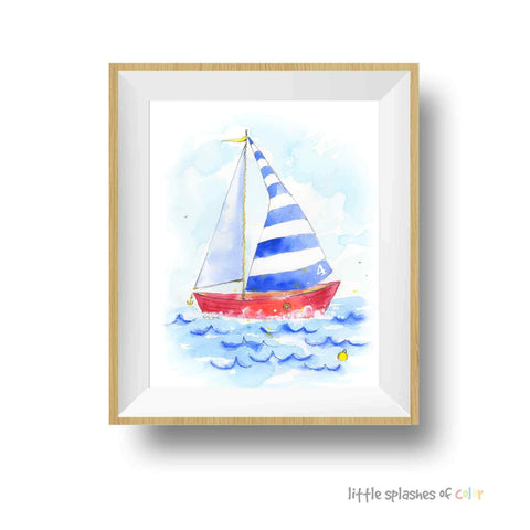 sailboat nursery