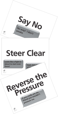 peer refusal pressure strategy cards