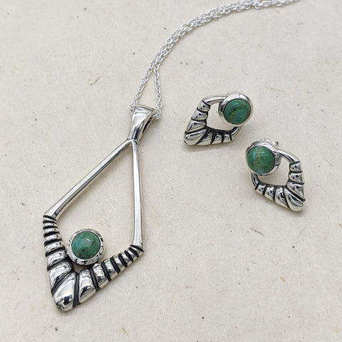 Christine Alaniz Designs custom turquoise anniversary jewelry