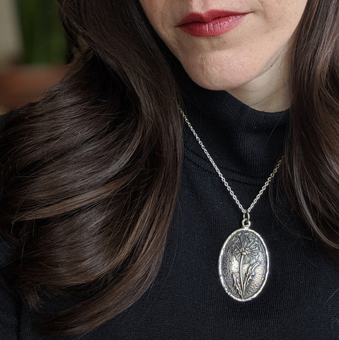 christine alaniz designs - dandelion sigil pendant