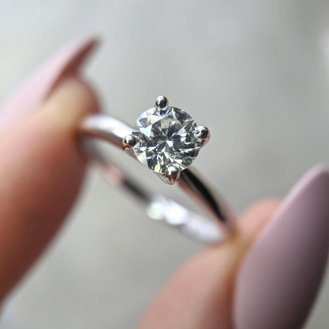 Finding a New Diamond for her Engagement Ring – Christine Alaniz Designs