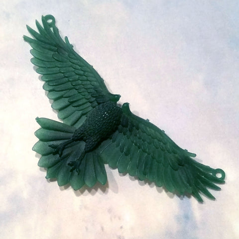 Christine Alainz Designs custom blackbird pendant wax