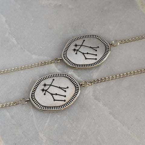 christine alaniz designs best friend gemini constellation bracelets