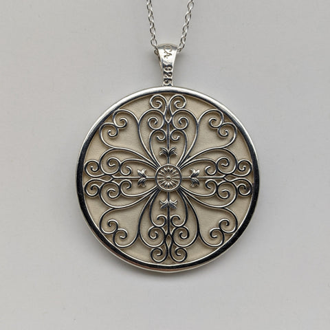 christine alaniz designs - four leaf clover pendant