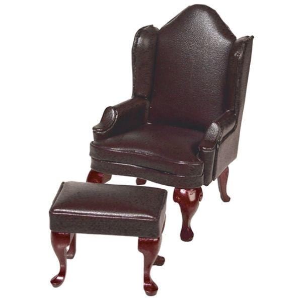 miniature chair and ottoman