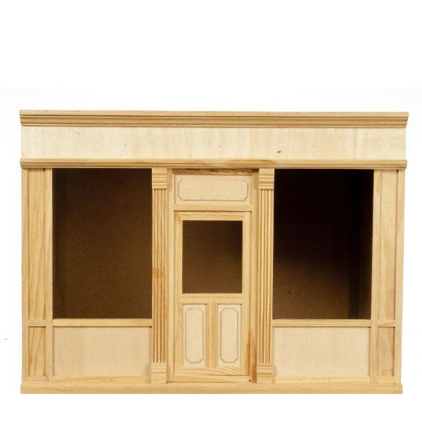 Unfinished Wooden Dollhouse Shop Kit Little Shop Of Miniatures