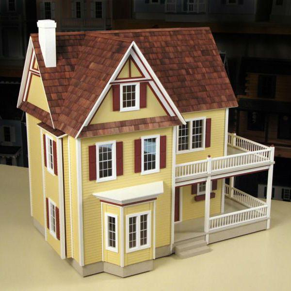 wooden victorian dollhouse kits