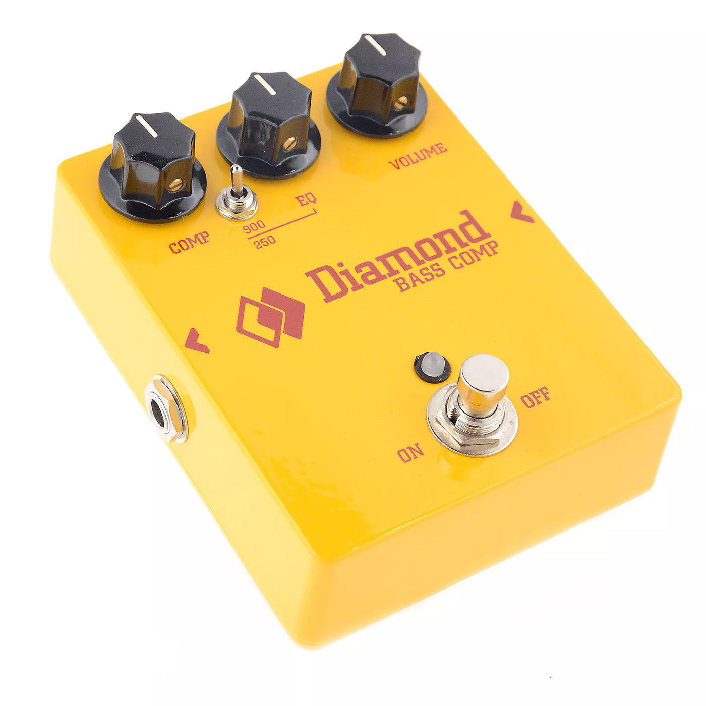 Diamond Bass Comp Optical Compressor w/ power supply, BCP1, Compressor Pedal