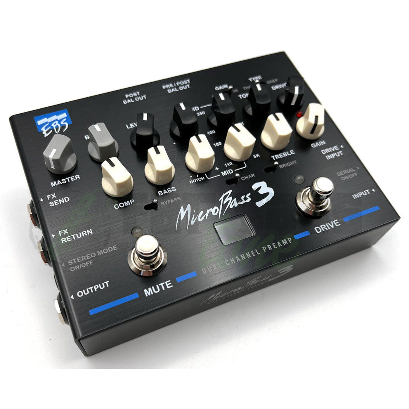 商店 EBS MicroBass 3 2-Channel Professional Outboard Preamp ベース