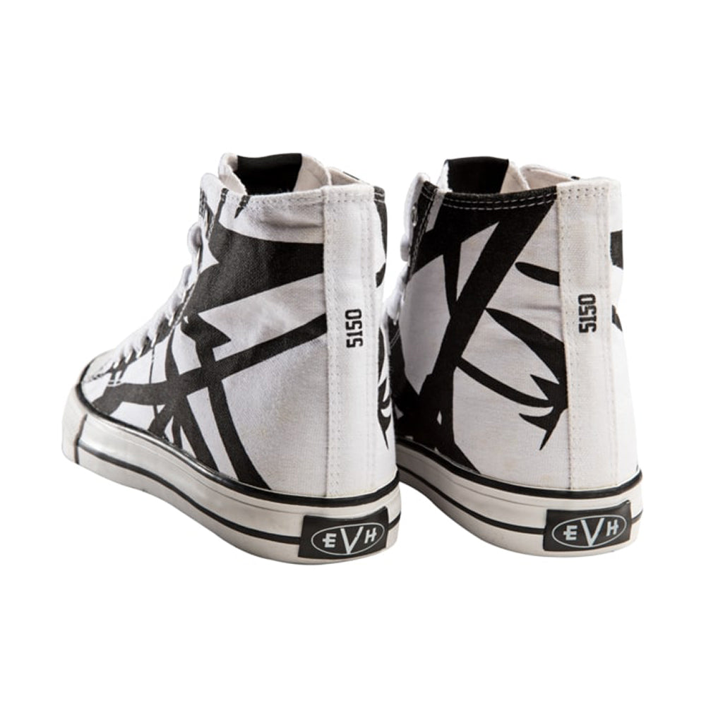 van black and white shoes