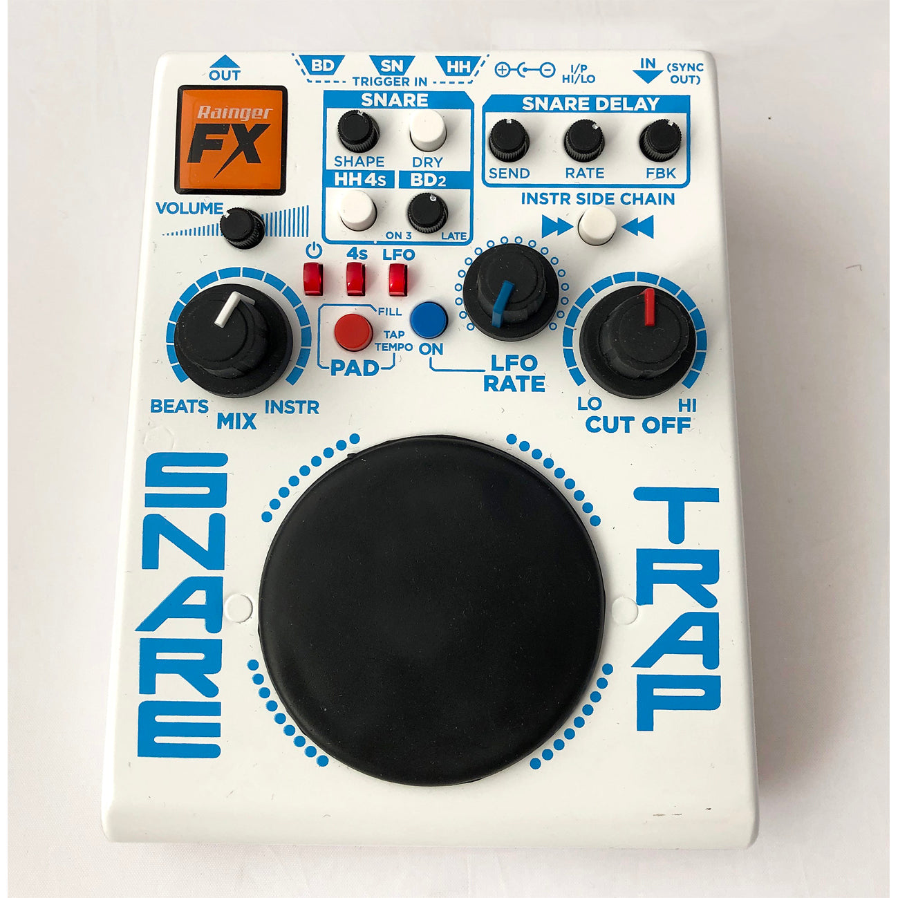 Rainger FX Snare Trap Beatbox Drum Beat and Rhythm Pedal
